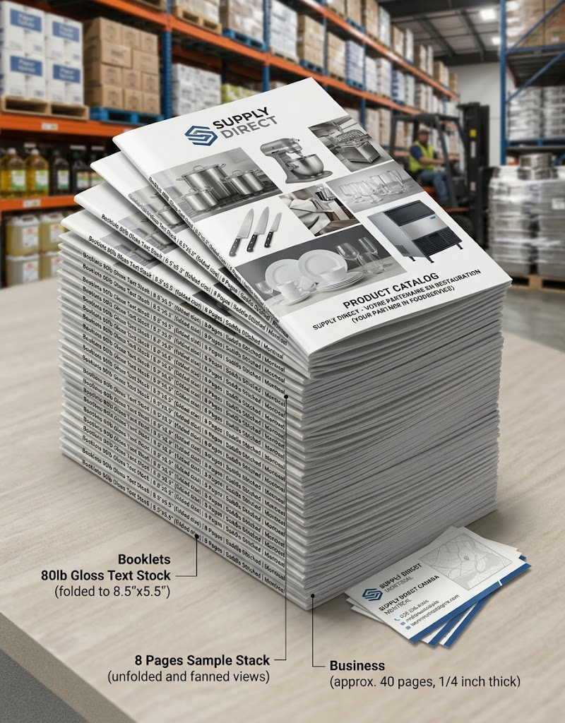 Booklets 80lb Gloss Text - 8.5x5.5 Professional Design Services & Printing online store Canada - Design X Print Canada www.xdesigner.ca