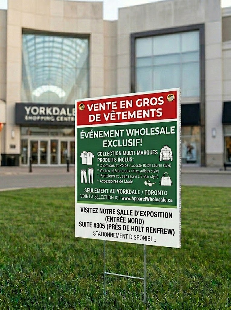 Coroplast Yard Signs H-Stand Compatible - 6mm Professional Design Services & Printing online store Canada - Design X Print Canada www.xdesigner.ca