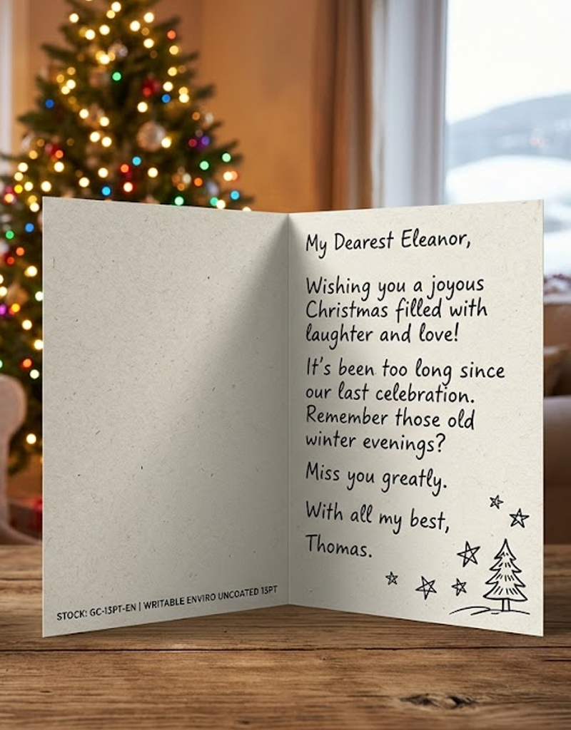 Greeting Cards Writable 13pt Enviro Uncoated Professional Design Services & Printing online store Canada - Design X Print Canada www.xdesigner.ca