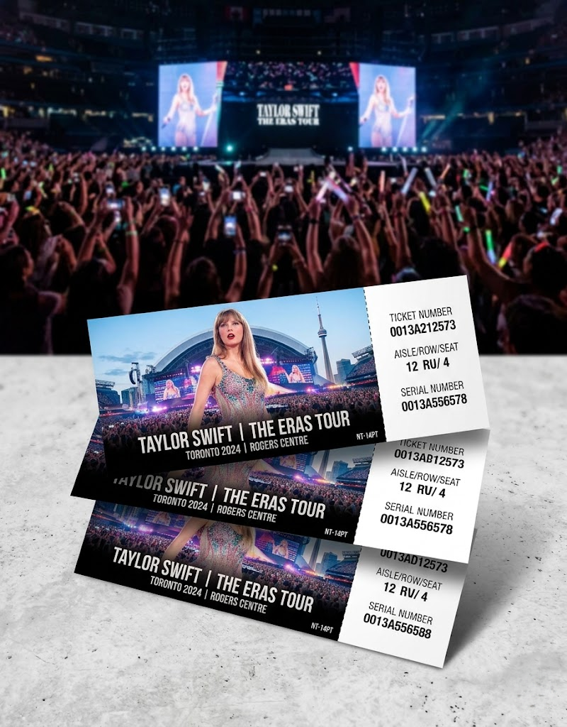 Numbered Tickets 14PT Professional Design Services & Printing online store Canada - Design X Print Canada www.xdesigner.ca