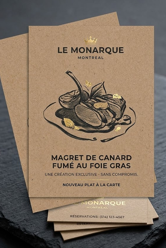 Postcards 18PT Kraft Board Paper Professional Design Services & Printing online store Canada - Design X Print Canada www.xdesigner.ca