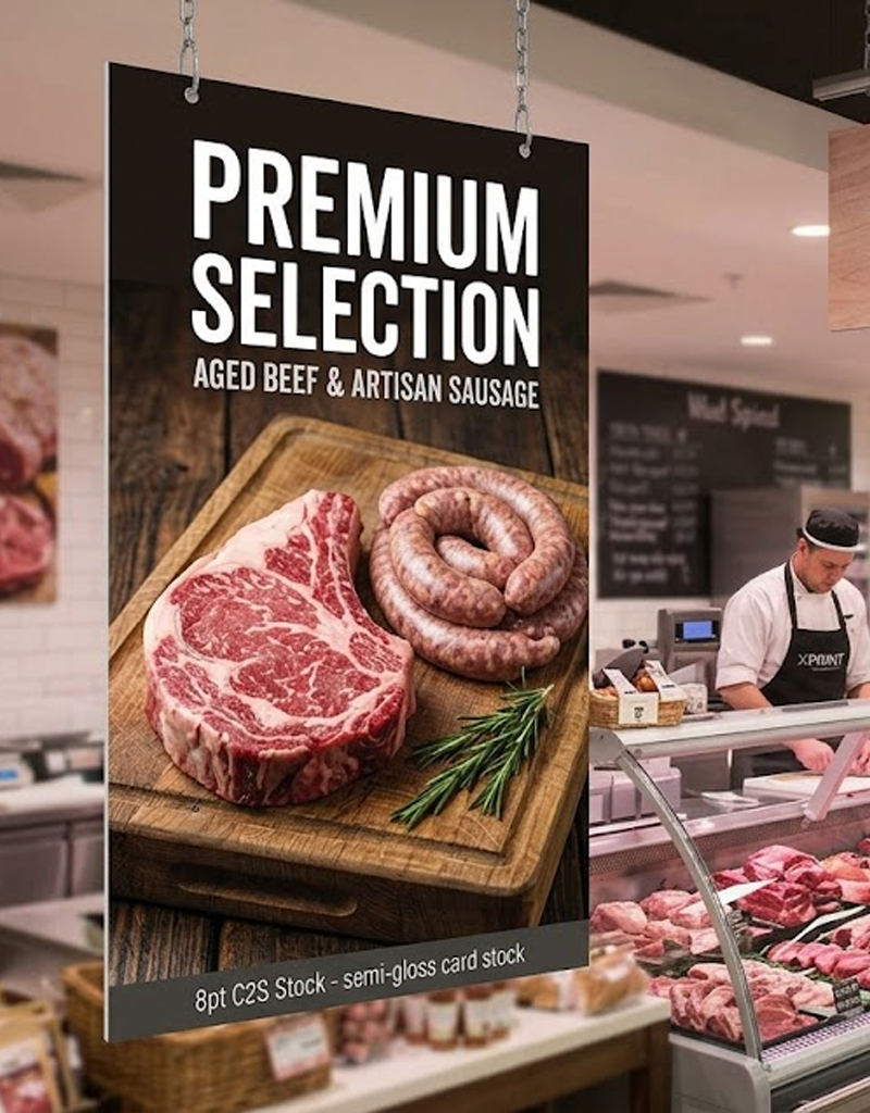 Posters - 8pt C2S Large Format Professional Design Services & Printing online store Canada - Design X Print Canada www.xdesigner.ca