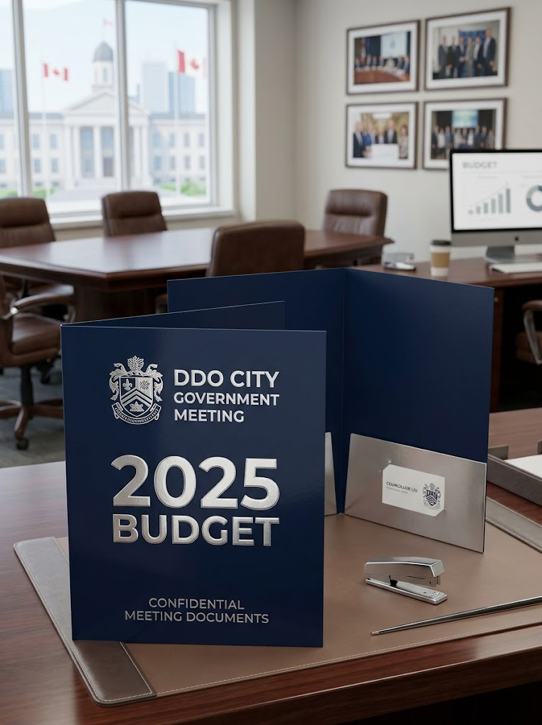 Presentation Folders - Metallic Foil Finish 14PT Professional Design Services & Printing online store Canada - Design X Print Canada www.xdesigner.ca