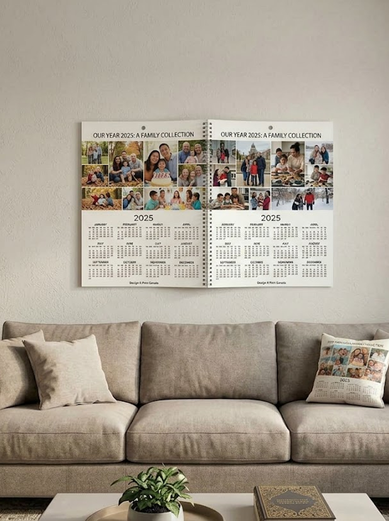 Wall Calendars 100lb Gloss Text 8.5x11 Professional Design Services & Printing online store Canada - Design X Print Canada www.xdesigner.ca