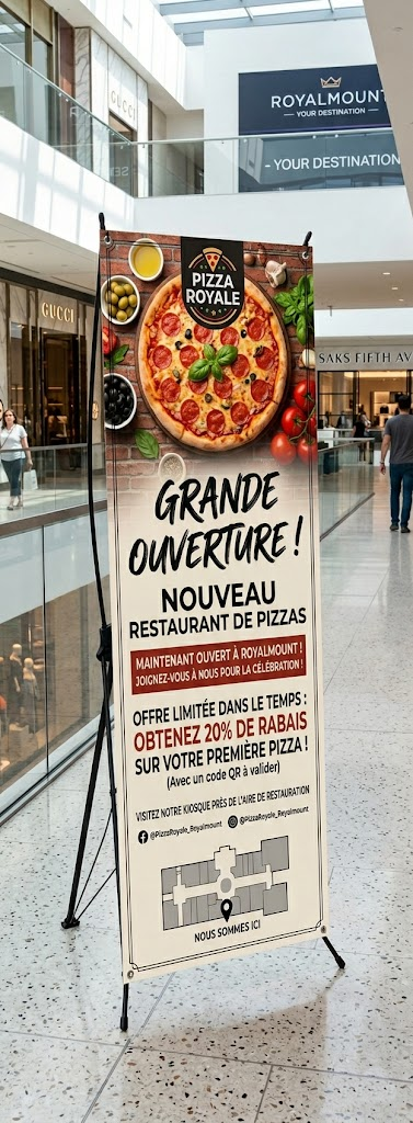 X Frame Banners - 23.6 x 63 13oz Matte Vinyl Professional Design Services & Printing online store Canada - Design X Print Canada www.xdesigner.ca