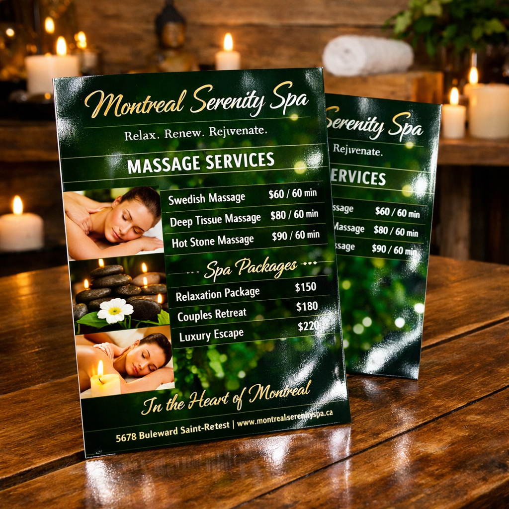 Flyers 100lb + UV (High Gloss)