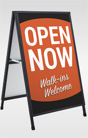 custom marketing business promotional A-Frame Signs board Signs poster design online printing Canada