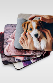 custom marketing business promotional Coasters Cork + Hardwood Prints design gift idea online printing Canada