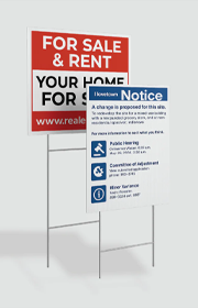 custom marketing business promotional Coroplast Signs design online printing Canada