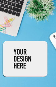 custom marketing business promotional Mouse Pad Polyester Fabric + Rubber Base Prints design gift idea online printing Canada