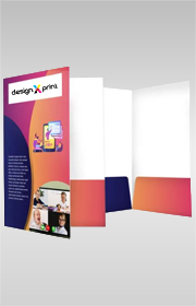 custom marketing business promotional Presentation Folders design online printing Canada