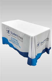 custom marketing business promotional Table Covers design online printing Canada