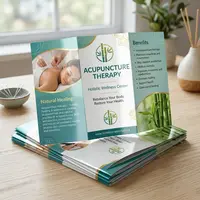 Brochures 100lb + UV (High Gloss)