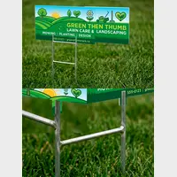 H Stands (for signs) - 9.5W x 29.5H Professional Design Services & Printing online store Canada - Design X Print Canada www.xdesigner.ca