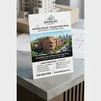 Postcards 16pt Tear Waterproof Stock Durable Professional Design Services & Printing online store Canada - Design X Print Canada www.xdesigner.ca