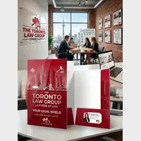 Presentation Folders - Standard 14PT + UV Professional graphic Design Services & Printing online store Canada - Design X Print Canada www.xdesigner.ca