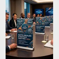 Table Top Pull Up Banner 11x18 - 13oz Matte Vinyl Premium Professional Design Services & Printing online store Canada - Design X Print Canada www.xdesigner.ca