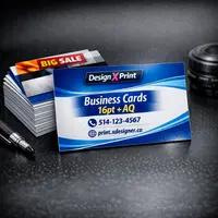 business card design print shop online xdesigner ca 16PT AQ Business Cards Printing Semi-Gloss Custom Business Cards Canada