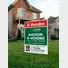 Coroplast Yard Signs H-Stand Compatible - 10mm Professional Design Services & Printing online store Canada - Design X Print Canada www.xdesigner.ca